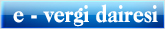 e-vergi dairesi